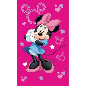 Dětský froté ručník MINNIE PINK 05, růžový, 30x50cm