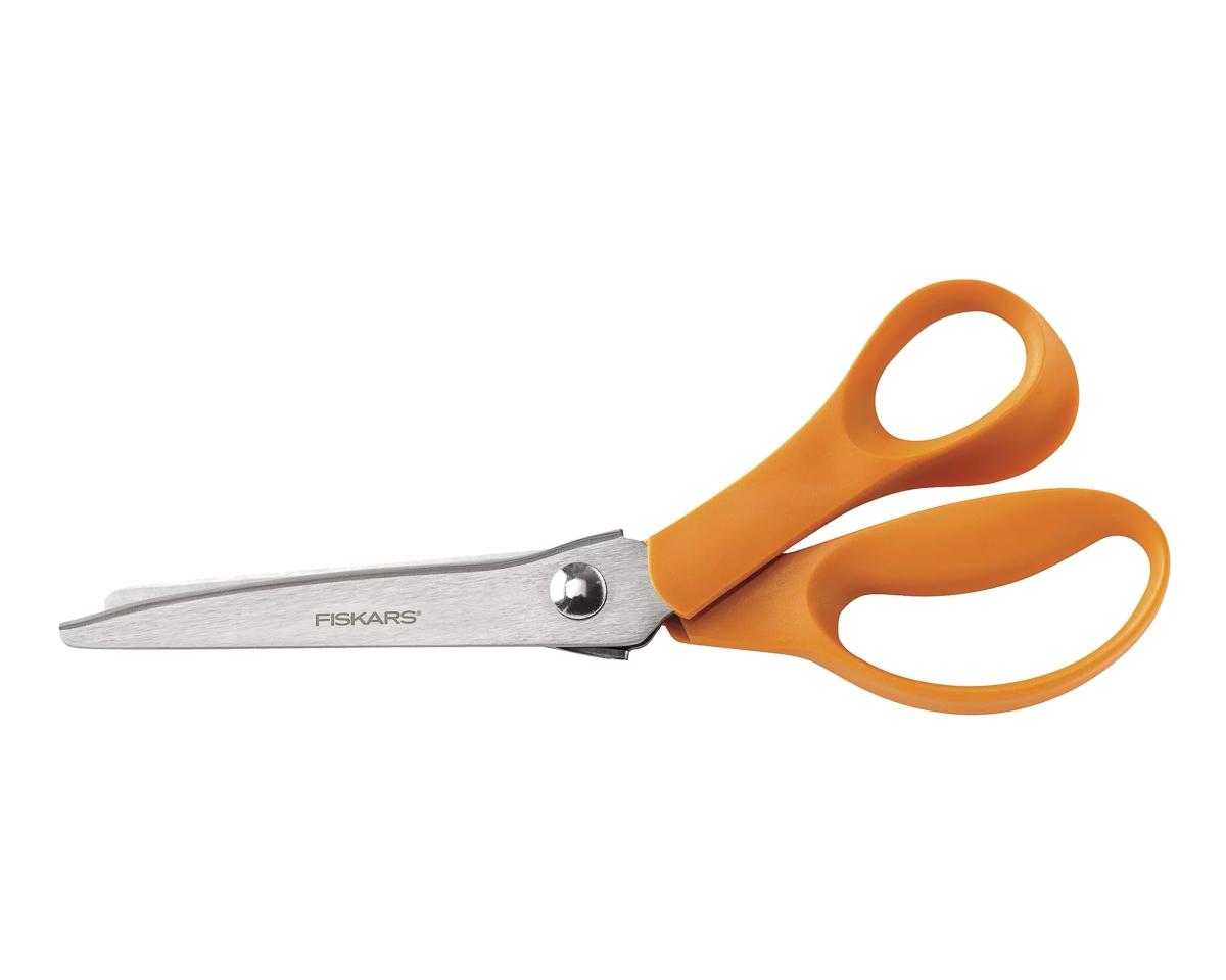 Entlovací nůžky  FISKARS CLASSIC zoubkované, s klasickou rukojetí, délka 23cm